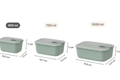 Mepal easyclip 450 ml frischhaltdosen - nordic sage