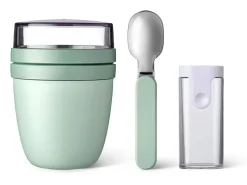 Mepal Ellipse Lunchbox mit Klapp-Löffel