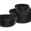 Mepal Lumina 2.5 Liter Set von 3 Mikrowellengeschirr - Black