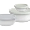Mepal Lumina 2.5 Liter Set von 3 Mikrowellengeschirr - White