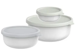 Mepal Lumina 2.5 Liter Set von 3 Mikrowellengeschirr - White
