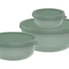 Mepal Lumina 2.5Liter Set von 3 Mikrowellengeschirr - Nordic Sage