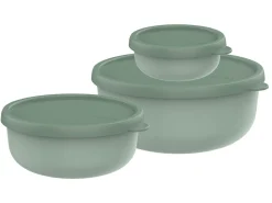 Mepal Lumina 2.5Liter Set von 3 Mikrowellengeschirr - Nordic Sage