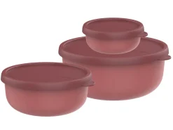 Mepal Lumina 3-teiliges Set Aufbewahrungsboxen - Vivid mauve