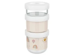 Mepal Mio 550 ml 3-teilige stapelbare Snackbox - Rainbow
