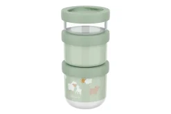 Mepal Mio 550 ml 3-teilige stapelbare Snackbox - Little Farm