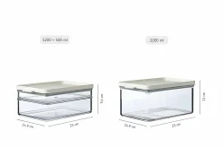 Mepal Omnia Frühstück duo Kühlschrankdose - White