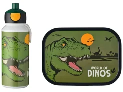 Mepal Pop-up Campus Trinkflasche mit Brotdose - Dino