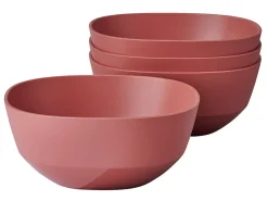 Mepal Silueta 750 ml 4er-Set Servierschalen - Red