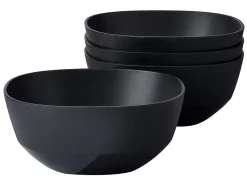 Mepal Silueta 750 ml 4er-Set Servierschalen - Black