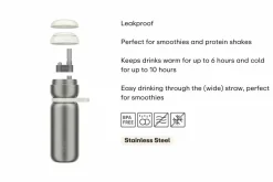 Mepal Sport Twist 600 ml Thermo-Trinkflasche - Midnight blue