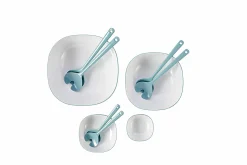 Mepal Synthesis klein 2-teilig Salatbesteck - Nordic green