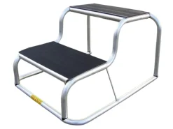 Milenco Aluminium Rubber Double Step