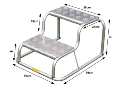 Milenco Original Aluminium Double Step