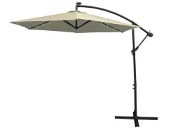 Monstershop 300 Sonnenschirm mit LED-Beleuchtung - Cream