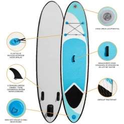 Monstershop 307cm Aufblasbares Paddle Board - Blue