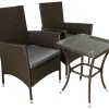 Monstershop Jarda 3-teiliges Bistro-Set - Brown