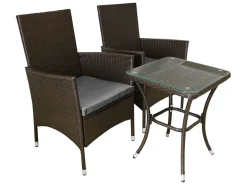 Monstershop Jarda 3-teiliges Bistro-Set - Brown