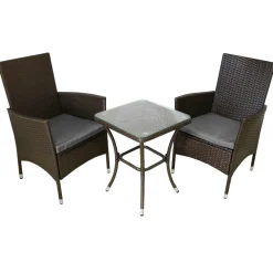 Monstershop Jarda 3-teiliges Bistro-Set - Brown