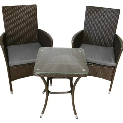 Monstershop Jarda 3-teiliges Bistro-Set - Brown