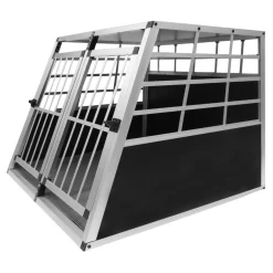 Monstershop Large 2-türiger Aluminium-Hundekorb