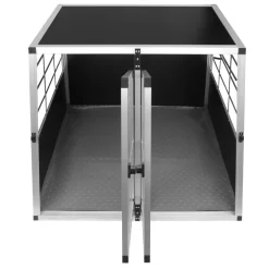 Monstershop Large 2-türiger Aluminium-Hundekorb