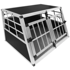 Monstershop Medium 2-türiger Aluminium-Hundekorb