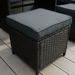Monstershop Rattan 9 Personen Ecklounge-Set
