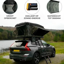 Monstershop Tarnfarbenes 2-3 Personen Dachzelt