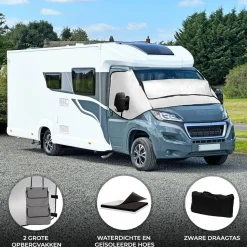 Monstershop Wohnmobil Frontscheibenabdeckung - White