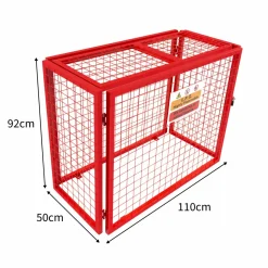 Monstershop Zusammenklappbarer Gasflaschenschrank