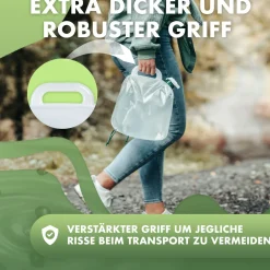 Naturbummler 10 Liter Set von 4 Faltbaren Wasserkanister