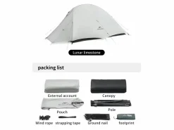 Naturehike Cloud Up 1 Ultra Light Trekkingzelt - White