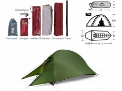 Naturehike Cloud Up 1 Zelt für 1 Personen
