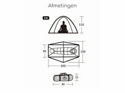 Naturehike Spider 1-Personen-Zelt – Blau
