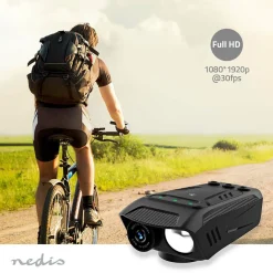 Nedis CCAM100BK Fahrradkamera - Schwarz