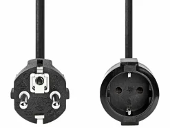 Nedis CEGL10200BK20 2 Meter Verlängerungskabel - Black