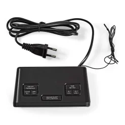 Nedis CLAR002BK Digital-Wecker-Radio - Schwarz