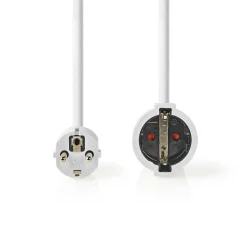 Nedis PEXC105FWT Strom-Verlängerungskabel - Weiss