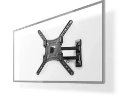 Nedis TVWM1530BK Vollbewegliche-TV-Wandhalterung - 23-55 Zoll