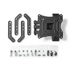 Nedis TVWM1530BK Vollbewegliche-TV-Wandhalterung - 23-55 Zoll