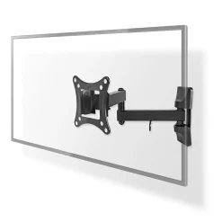 Nedis TVWM1510BK Vollbewegliche-TV-Wandhalterung - Schwarz