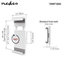 Nedis TWMT100SI Tablet Wandhalterung - 7-12 Zoll