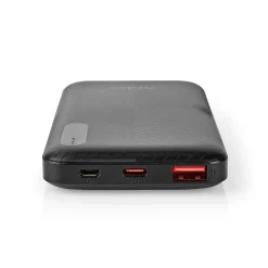 Nedis UPBKPD10000BK Powerbank - 10.000 mAh