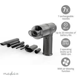 Nedis VCHHR100BK Handstaubsauger - Schwarz