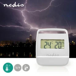 Nedis west100wt digitales thermometer - weiss