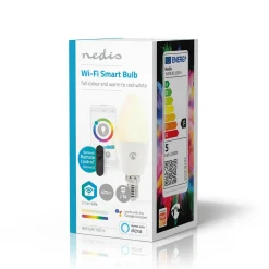 Nedis WIFILRC10E14 SmartLife Vollfärbige LED-Lampe