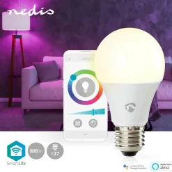 Nedis WIFILRC10E27 SmartLife Vollfärbige LED-Lampe