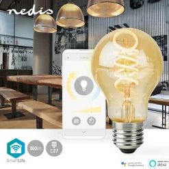 Nedis WIFILRT10A60 SmartLife LED Filament Lampe