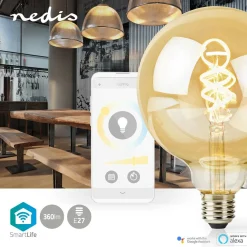 Nedis WIFILRT10G125 SmartLife LED Filament Lampe
